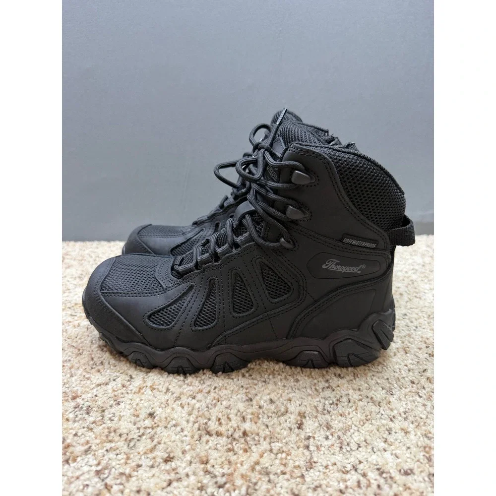 Thorogood Gen-flex2‎ Tactical Boots Men's Black Composite Toe Side Zip 6M
